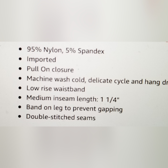 NWT CAPEZIO GIRLS BOY CUT LOW RISE SHORT SIZE MEDIUM - Picture 3 of 5